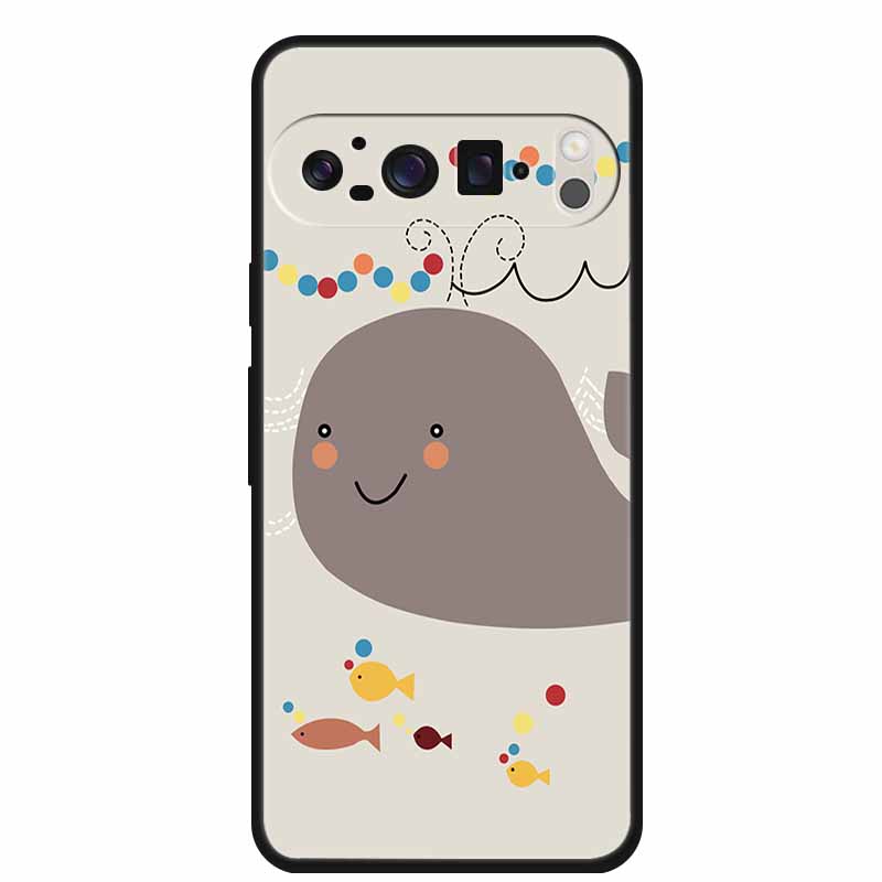 3D Тисненая Крышка Для Google Pixel 9 Pro XL / Pixel 9 Pro / Чехол Pixel 9 Цветочный Рельеф Мягкий Силиконовый Чехол Для Google Pixel 9