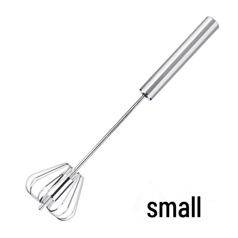Ручной венчик для взбивания яиц из нержавеющей стали для выпечки и смешивания - полуавтоматический миксер для крема