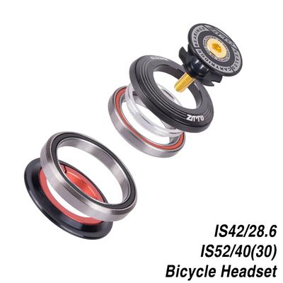 4252ST Вилка для шоссейного велосипеда с конусным штоком 1 1/8"-1 1/2" IS42 IS52 Рулевая колонка Велосипедный рулевой стакан Подшипник 42 мм 52 мм Велосипедный рулевой стакан
