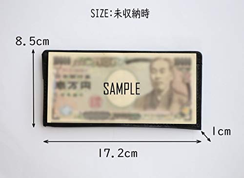 FRAGMAN Длинный кошелек из натуральной кожи, очень маленький, сделано в Японии, кожа Tochigi, вмещает 20 купюр без складывания [STATUSY] Женские и мужские! (верблюд)