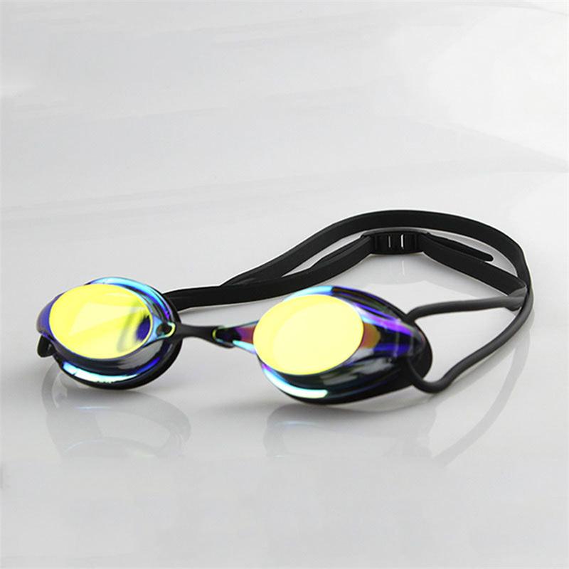 Professional Swimming Goggles for Competition Anti-Fog Waterproof UV Protection Plating Silica Gel Swimming Goggles