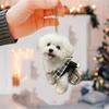 1 шт. 2D Акриловый милый щенок для салона автомобиля, праздничное украшение, украшение на рождественскую елку