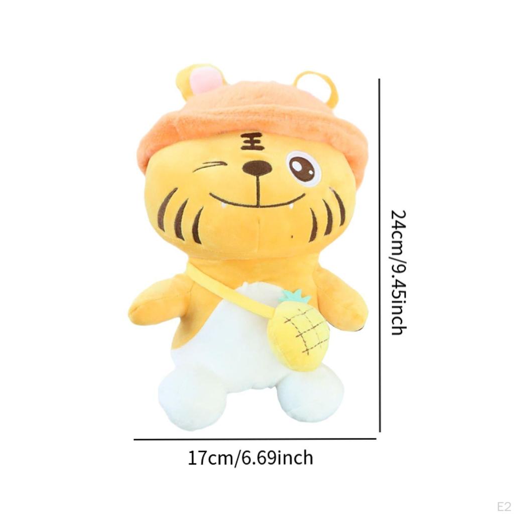 Soft Plush Golf Wood Driver Headcover Tiger Head Cover Scratch Resistant Practical Lovely