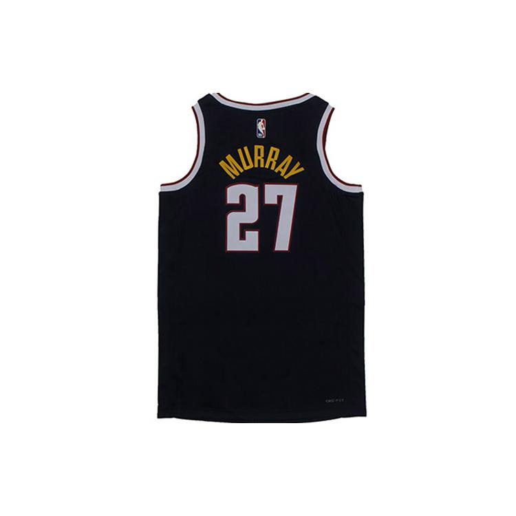 Nike Мужская баскетбольная майка NBA Черно-синяя Умеренная Майка-топ CW3663-425