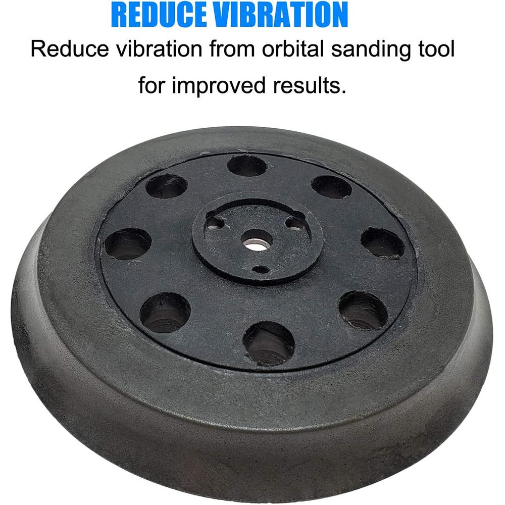 Шлифовальная подошва 5 дюймов, 8 отверстий, для 1295DP 1295D 1295DH 1295DVS 3107DVS, 1 шт.