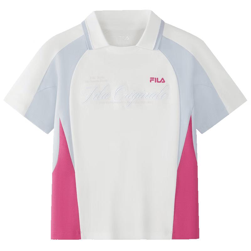 FILA Girls' Summer Short Sleeve Polo Shirt