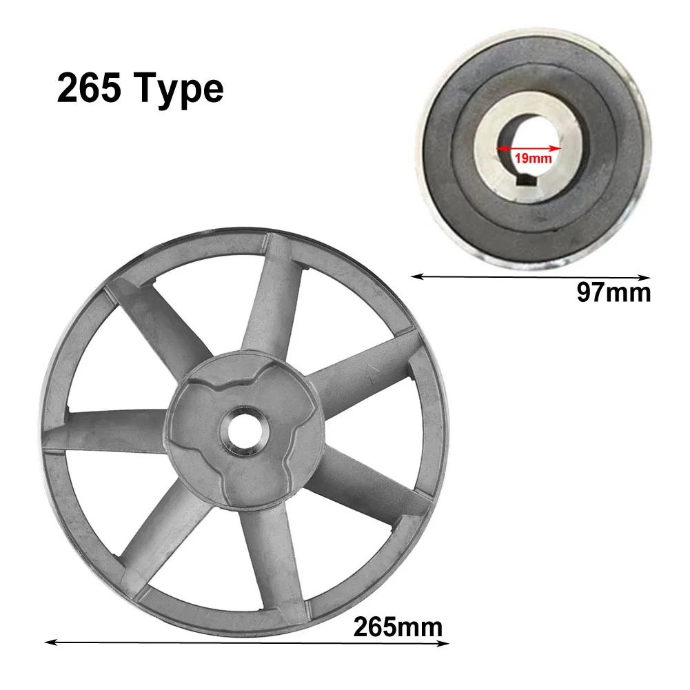 1set 265/300mm A-Type Pulley Triangle Belt Flywheel Pulley Motor For Air Compressors Assembly Single-Slot V-Belt