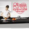 Настенные наклейки Испанская Cocina Сердце Виниловая настенная фреска Наклейка Наклейки на стену кухни Домашний декор Украшение дома Арт Обои Dw1051