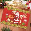 VIKAMA 2026 New Year and Christmas Floor Mat for Front Door Entry Area, Indoor and Outdoor Welcome Floor Mat, Home Decoration