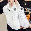 Маленькие белые туфли 2025 Женские весенние новые дышащие студенческие кеды Корейская версия Туфли на платформе Повседневные кеды Производитель