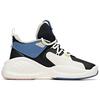 Anta Bastard Fleece lined High top Skateboard Shoes Women's Black Blue White 122048080-6