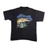 Винтажная футболка 90-х с рыбой Ritchie Fishing Nature Outdoor Черная футболка L / XL