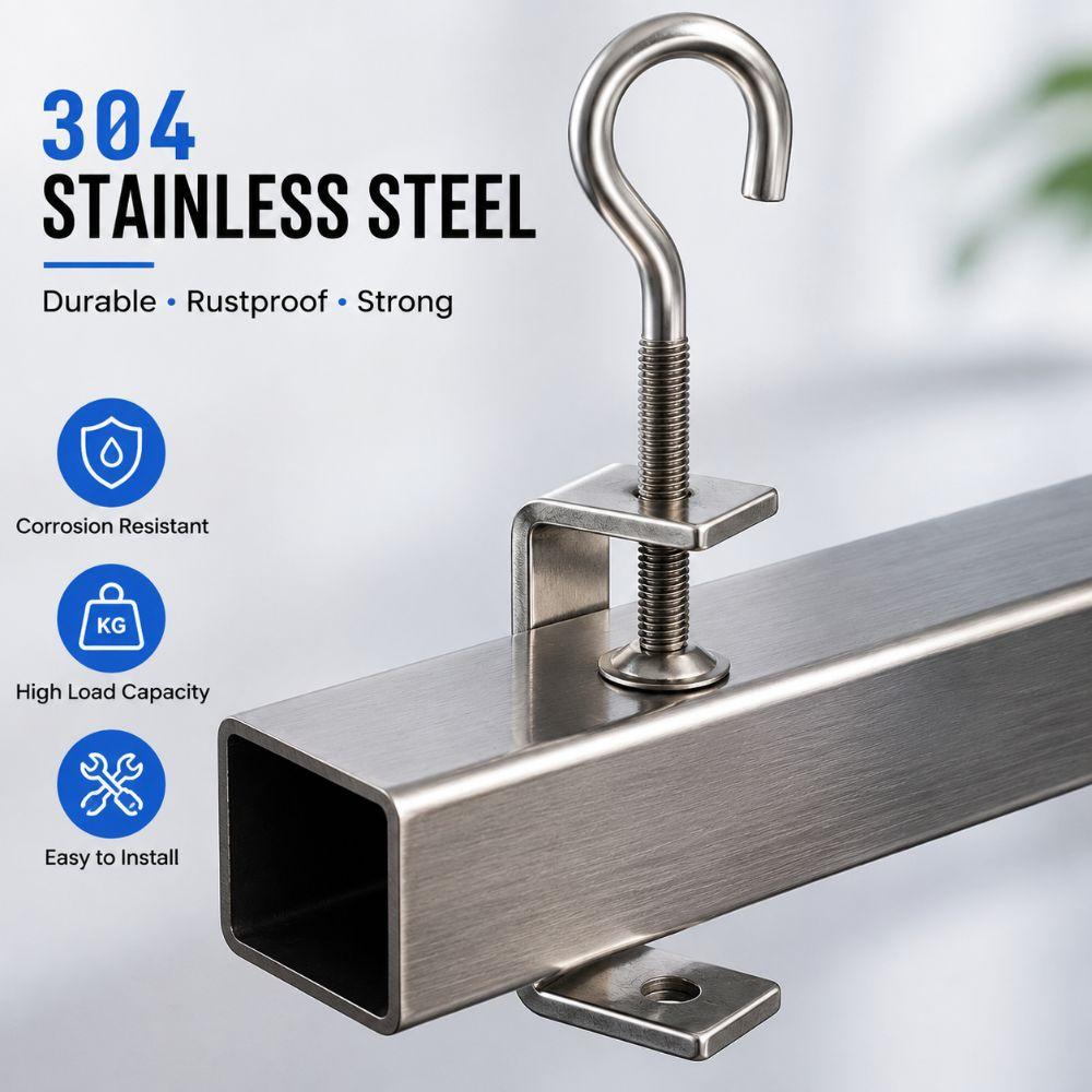 Pull Ring C-clamp Adjustable Fixed Holder Clip High Quality Square Clamp  Hardware Fasteners