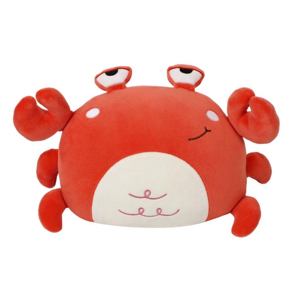 Cartoon Lion Lion Plush Car Neck Pillow Crab Car Waist Cushion Cute Auto Headrest  Car Accessorie