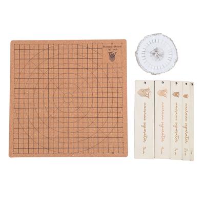 Доска для макраме 11,8x11,8 дюйма, многоразовые сетки, двухсторонняя доска для плетения макраме с 30 Т-образными булавками