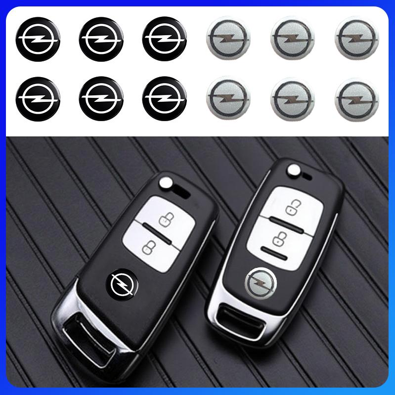 New 14mm For Opel Astra j Insignia Astra g Corsa Zafira b Mokka Vivaro Meriva Fob Car Logo Sticker for Car Remote Control Key IE7