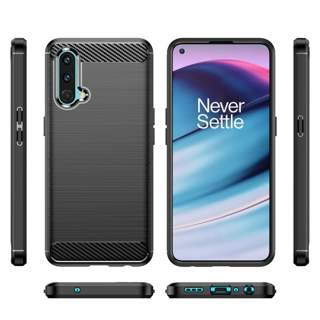 Silicone Case For Oneplus Nord CE 5G N100 N10 N300 1+nord Ce2 5g Cover Carbon Fiber ShockProof Cases for Oneplus Nord2 5g N20 Se