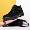 Winter Cotton Shoes Men's Snow Boots Warm Ankle Boot Fashion Casual Platform Plush Sneakers Non-slip Warm Wool Male Footwear