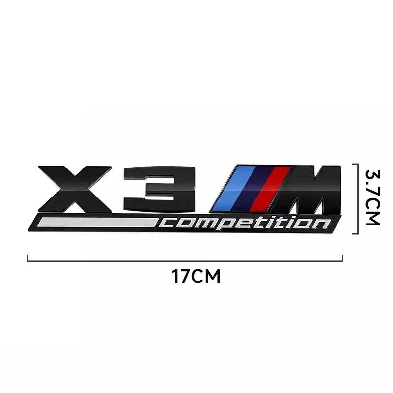 For BMW M3 M4 F07 F34 F30 F20 F10 E60 E46 E53 G01 Sticker 3D Car Decorative accessories M Badge Emblem Decoration Accessories BU1