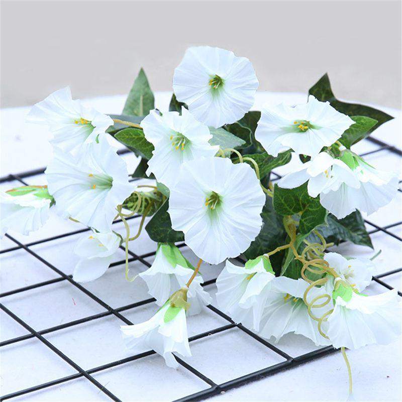 Искусственный 35см Цветок Ипомеи Шелковая Петуния Лоза Стена Домашний Декор