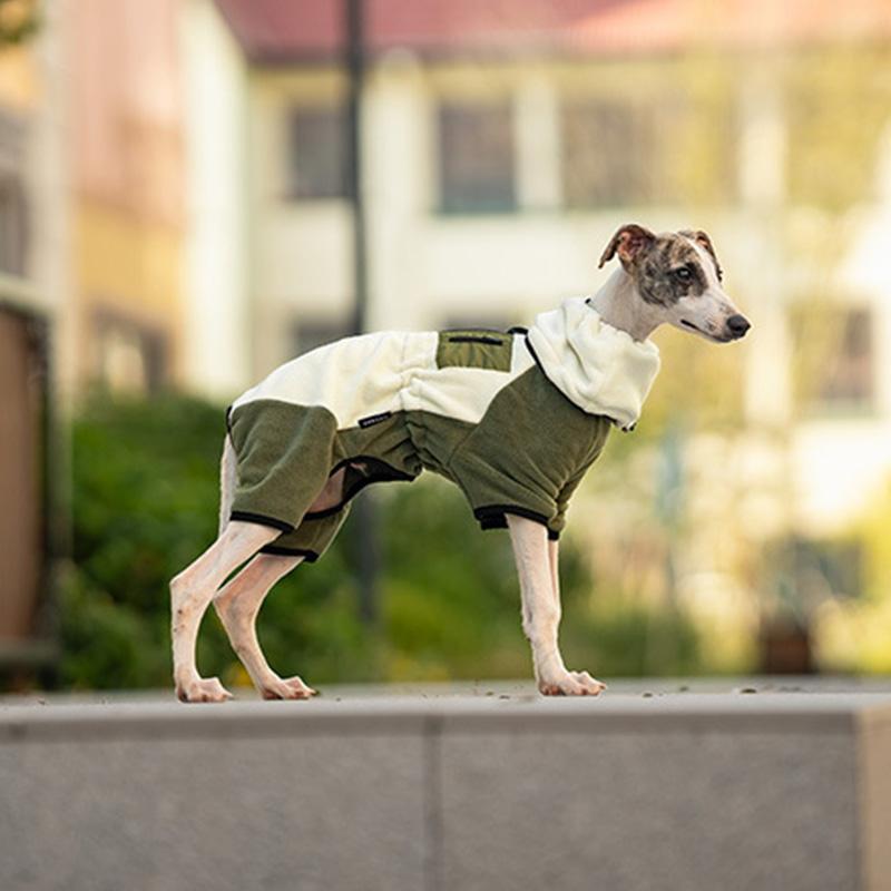 Зимняя флисовая жилетка для борзой (Whippet) и итальянской борзой, ветрозащитная куртка для питомца с высоким воротником, мягкое и теплое пальто из полярного флиса