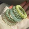 5Pcs Small Spiral Hair Coils High Elastic Ponytail Holder Women Adjustable Phone Cord
