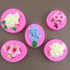 3D Flowers Silicone Molds Lavender Sweet-scented Osmanthus Peach Blossom Cake Fondant Mould Wedding DIY Cake Decorating Tools