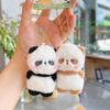 2pcs/set Magnetic Otter Keychain Panda Fruit Bag Charm Bee Cartoon Couple Pendants  Girls