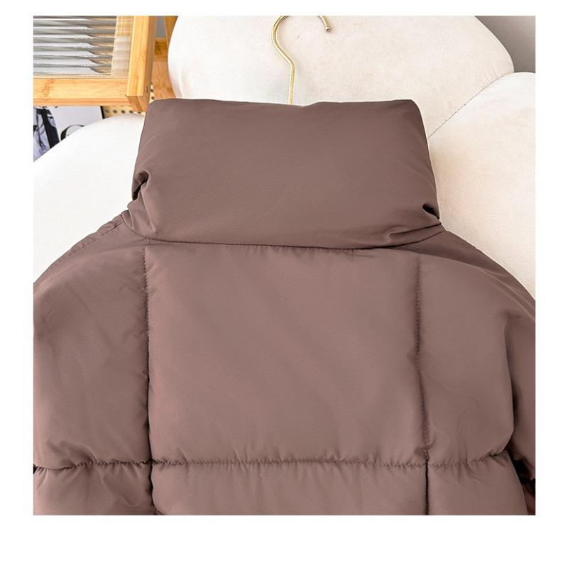 Women's Autumn and Winter Mid-length Puffer Jacket Loose and Thickened Waist To Show Thin Cotton Jacket
