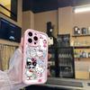 Sanrio TK Наждачная бумага Милый розовый чехол для телефона для Apple 16