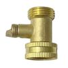 2 Pieces Portable Sturdy Brass Hose Shut Off Valves with Extended Handle Fit 3/4Inch Garden Hose Connectors Daily Use