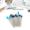 10Pcs Metal Ballpoint Pen Refills for Twist Action Ballpoint Pens Multifunction Pen Standard Ballpoint Metal Refills