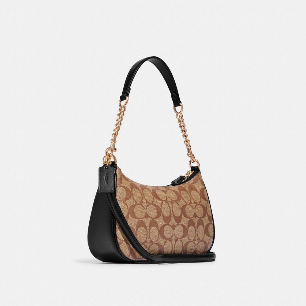 Coach Terry Shoulder Bag In Signature Canvas Ca548 Imcbi