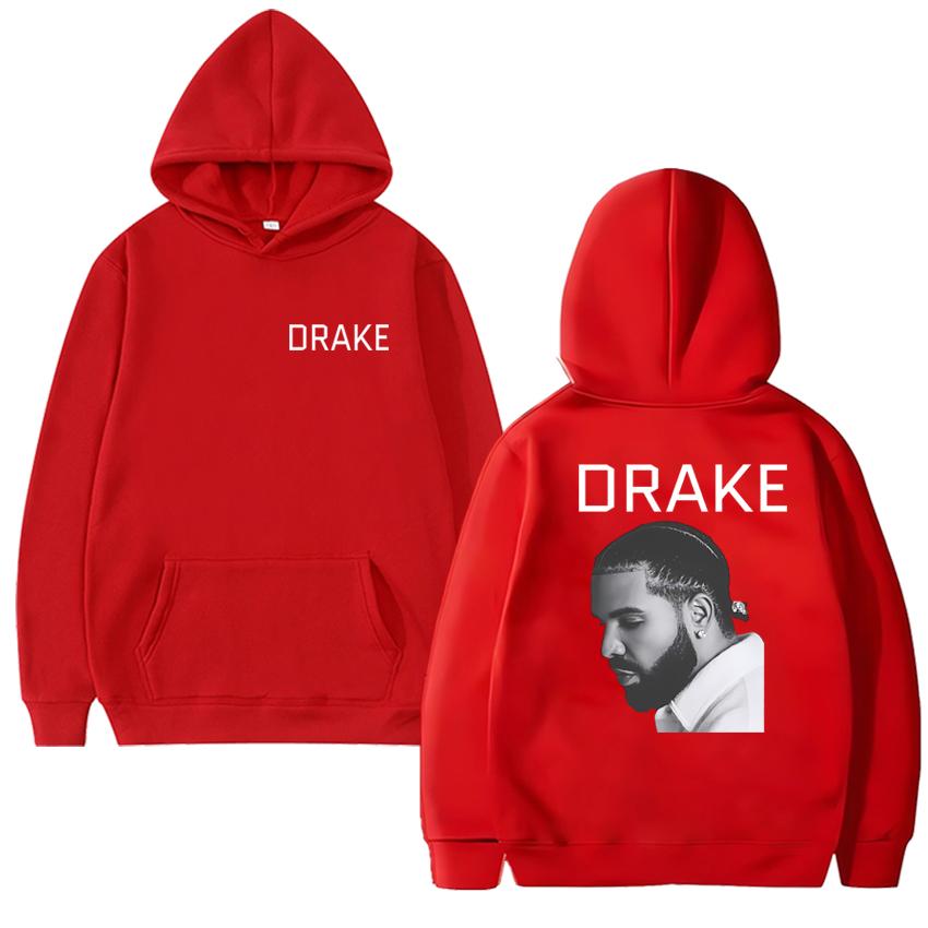 Горячий рэпер DRAKE винтажные Графика напечатанная уличная одежда Осень Зима Мужчины женщины хип-хоп панк Толстовка Унисекс Флис Повседневная Худи
