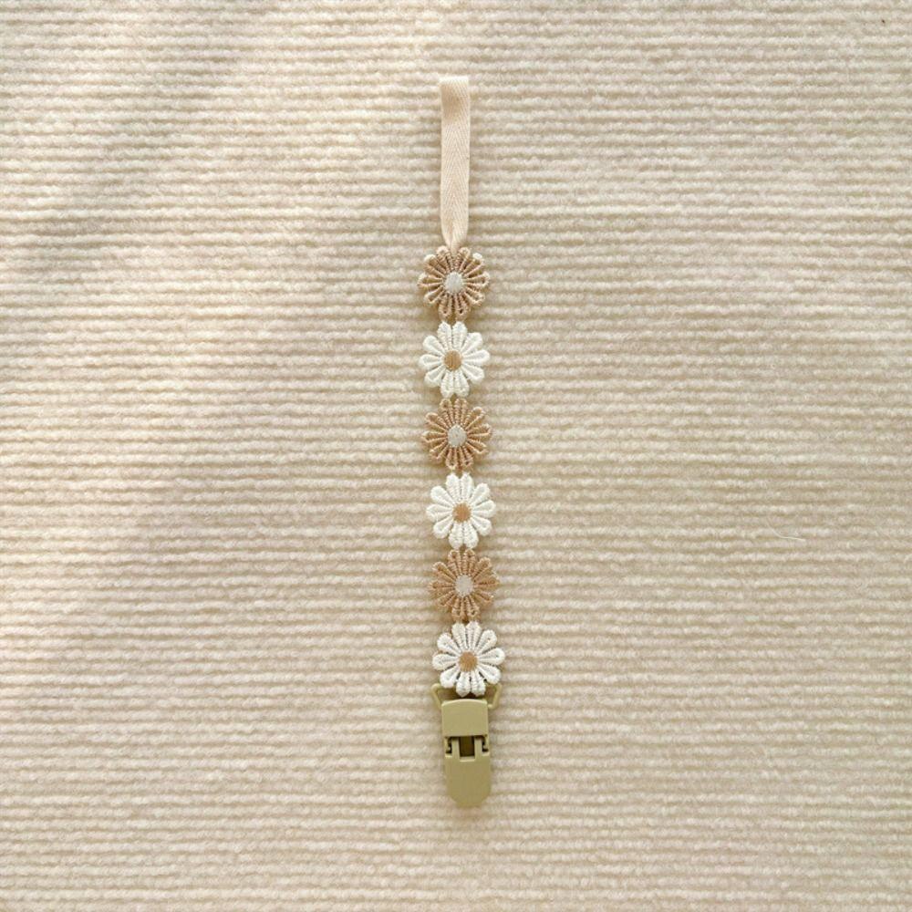 Держатель для пустышки «Ромашка», держатель для соски «Цветок», клипсы, цветная детская цепочка для соски «Дети»