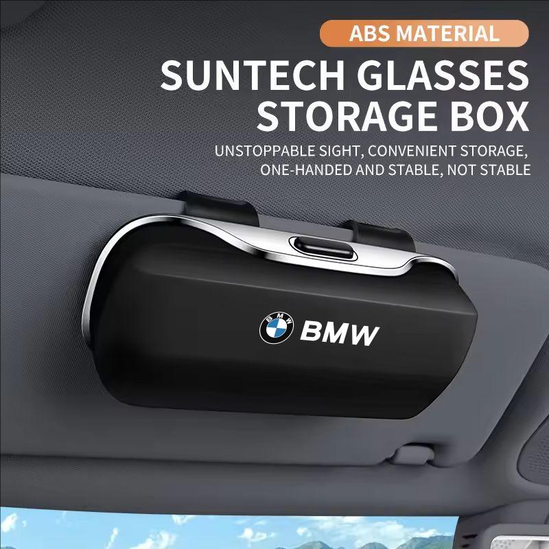 M Car Visor Sunglasses Glasses Case Glasses Holder Clip Box Accessories For BMW G80 G06 G07 G42 G14 G15 G16 F82 M2 M3 M4 M5 M6 A222
