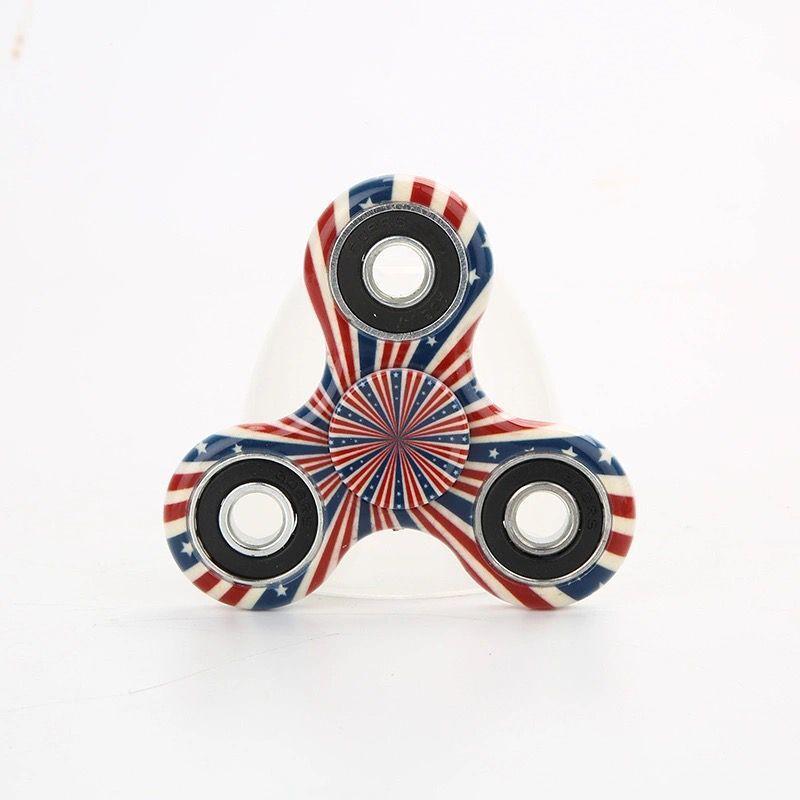 Красочный ручной SApinner EDC Fidget Spinner Радужный спиннер Анти-тревожная игрушка для спиннеров Фокус снимает стресс СДВГ Finger Spinner