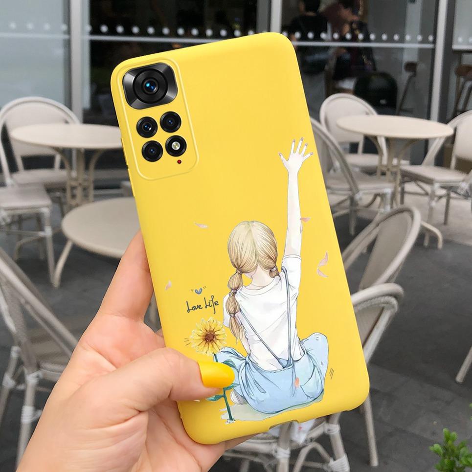 Стильный чехол для девочек для телефона Xiaomi Redmi Note 12 Pro Мягкий TPU чехол для Redmi Note 12 12s 4G note12 Pro Plus Pro+ 5G Чехол