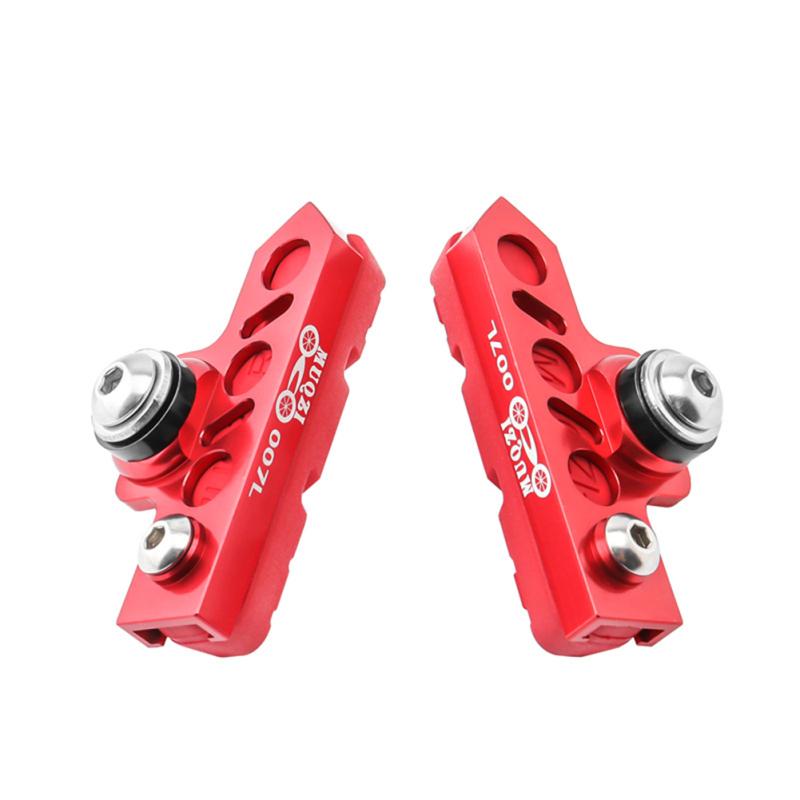 1 пара резиновых тормозных колодок C-образного типа, износостойкие шумопоглощающие удлинительные тормозные колодки для дорог