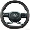 Чехол на руль автомобиля из микрофибры и кожи для Hyundai Alcazar Creta Venue Elantra 5 Solaris Elantra Sport GT