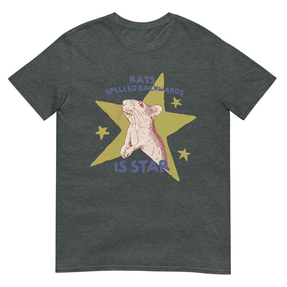 Rats Spelled Backwards Is Star Rat Meme Rat Lover Animal Tshirt
