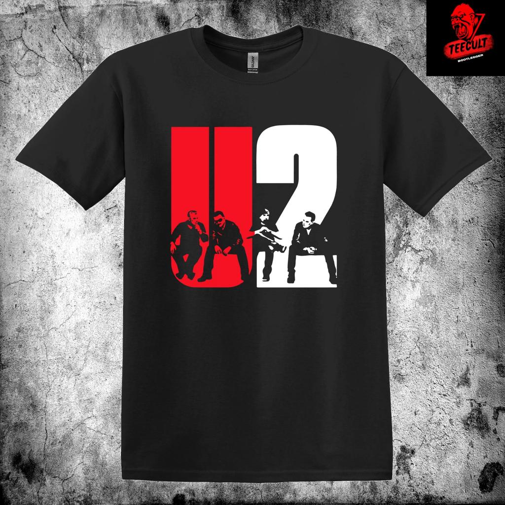 Men's and Women's T-shirts U2 Classic Rock Band Tee Unisex Heavy Cotton Premium