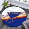 St. Louis Blues,Round Area Rug,Carpet Rug for Living Room Bedroom Sofa Playroom Decor,Non-slip Floor Mat