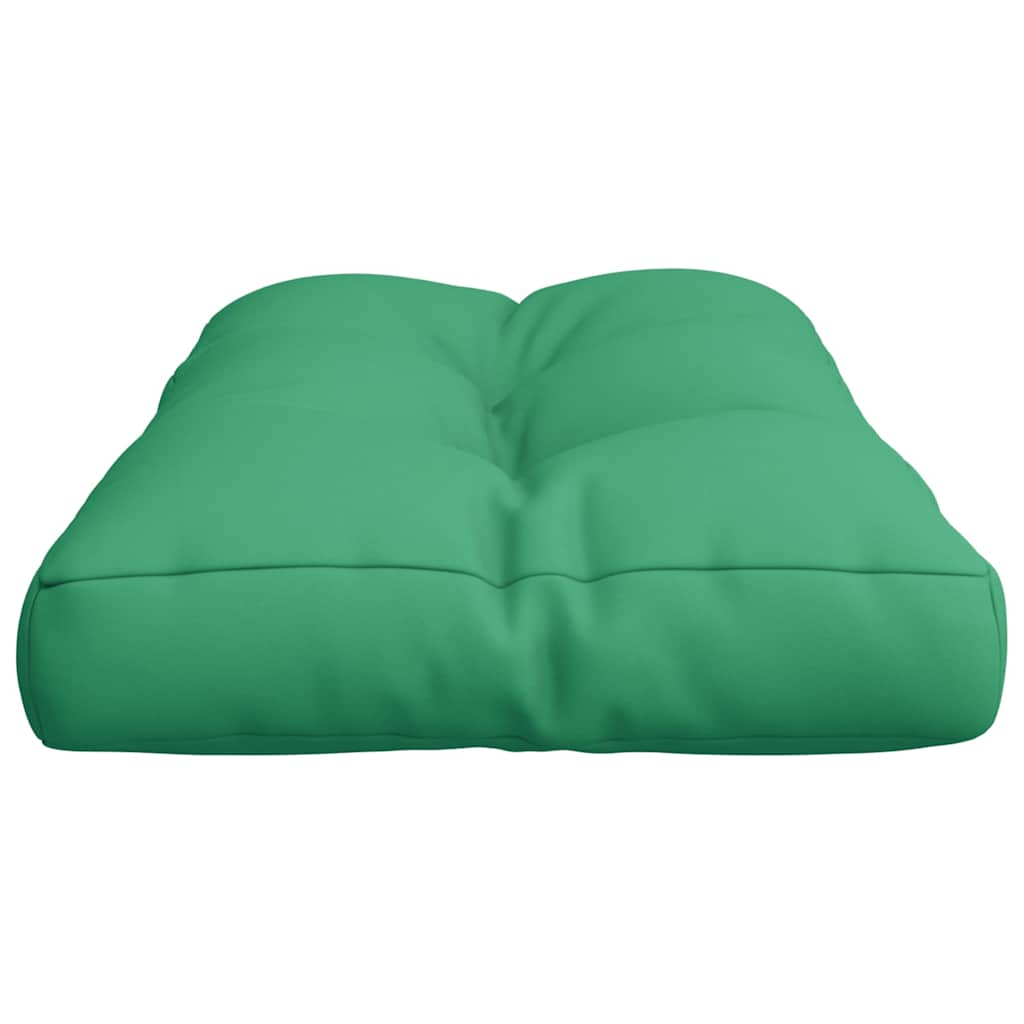 Pallet Cushion Green 80x40x12 cm Fabric