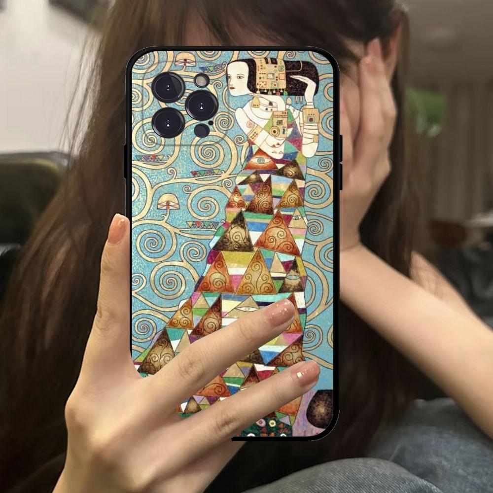 Чехол для телефона Гюстав Климт Портреты для IPhone 16 15 14 13 12 Mini 11 Pro XS Max X XR SE 6 7 8 Plus Мягкий силиконовый чехол