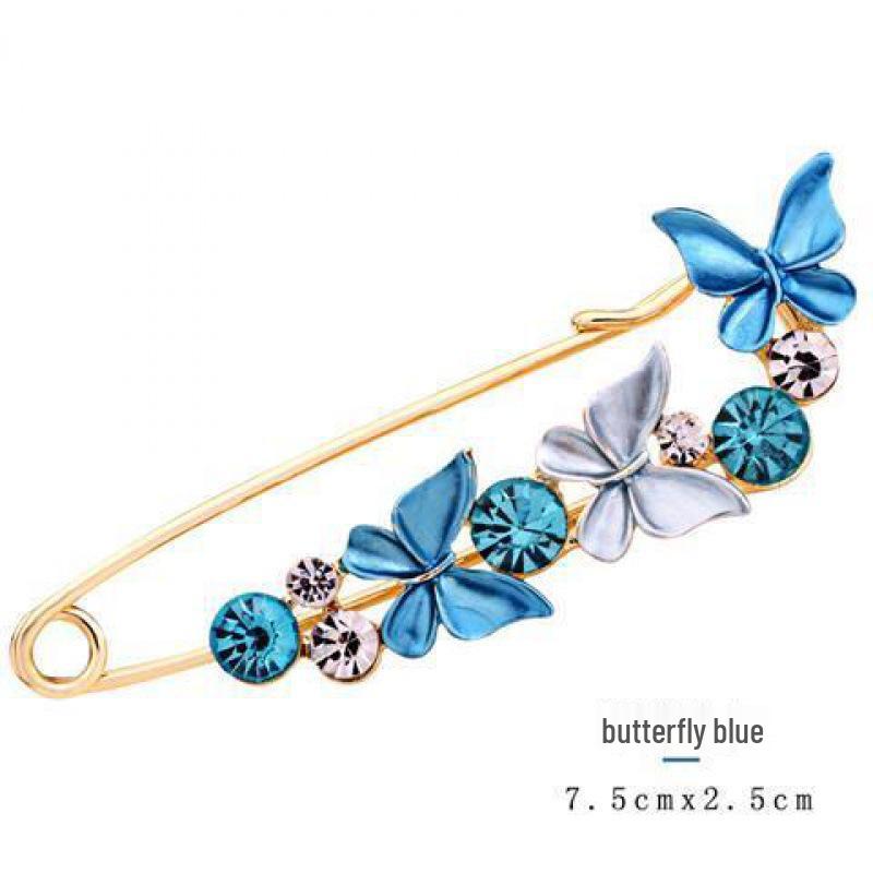Tulip Corsage Safety Pin Brooch - Anti-Exposure Lapel Pin for Cardigans and Coats