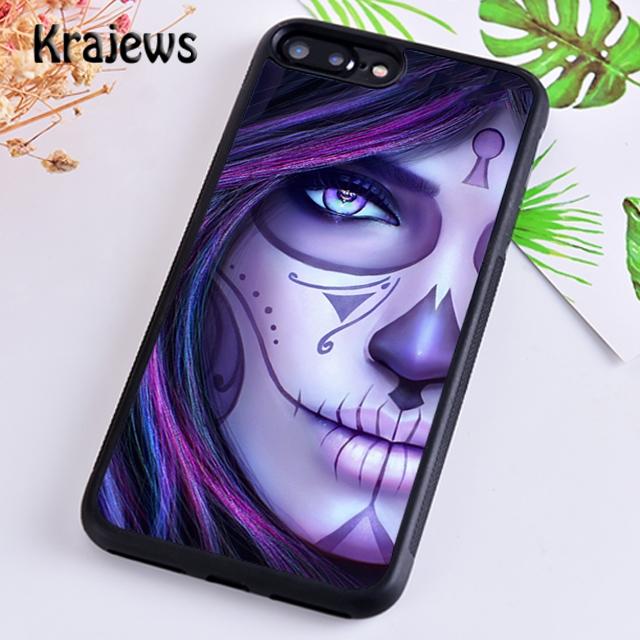 Cute Day Of The Dead Skull Owl Phone Case Cover For iPhone 17 Air 16 15 14 plus 12 13 pro max coque Fundas