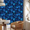 Watercolor Galaxy Wallpaper Harmonious Arrangement, Navy Blue 50x1000