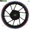 For Honda CB400F CB 400F motorcycle accessories 17-inch front and rear wheel gradient Reflective stickers fairings and wheel hub
