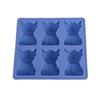 Мини-форма для кубиков льда в виде шотландской коровы, гибкий силиконовый лоток пищевого качества, легкое извлечение, многоразовый, 3D-форма в виде коровы для виски и коктейлей